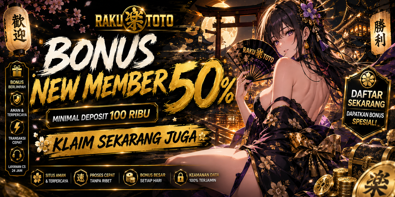RAKUTOTO banner promosi